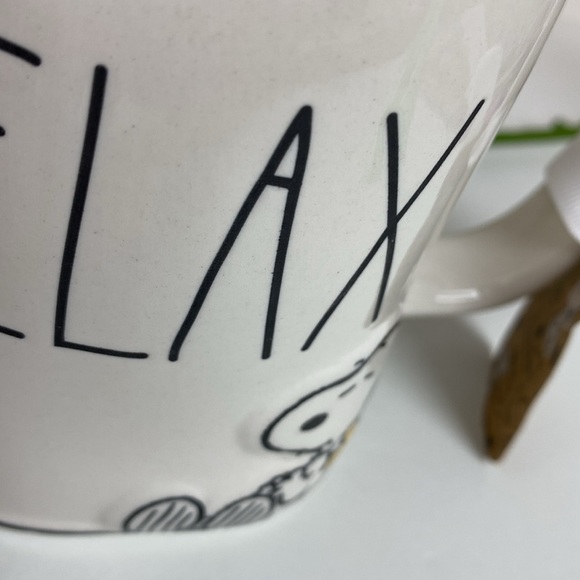 Snoopy “Relax” Rae Dunn mug NWT! - Picture 3 of 16